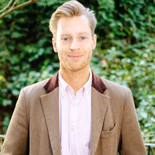 Portrait of Dr Michael Plant, Founder and Director at the Happier Lives Institute