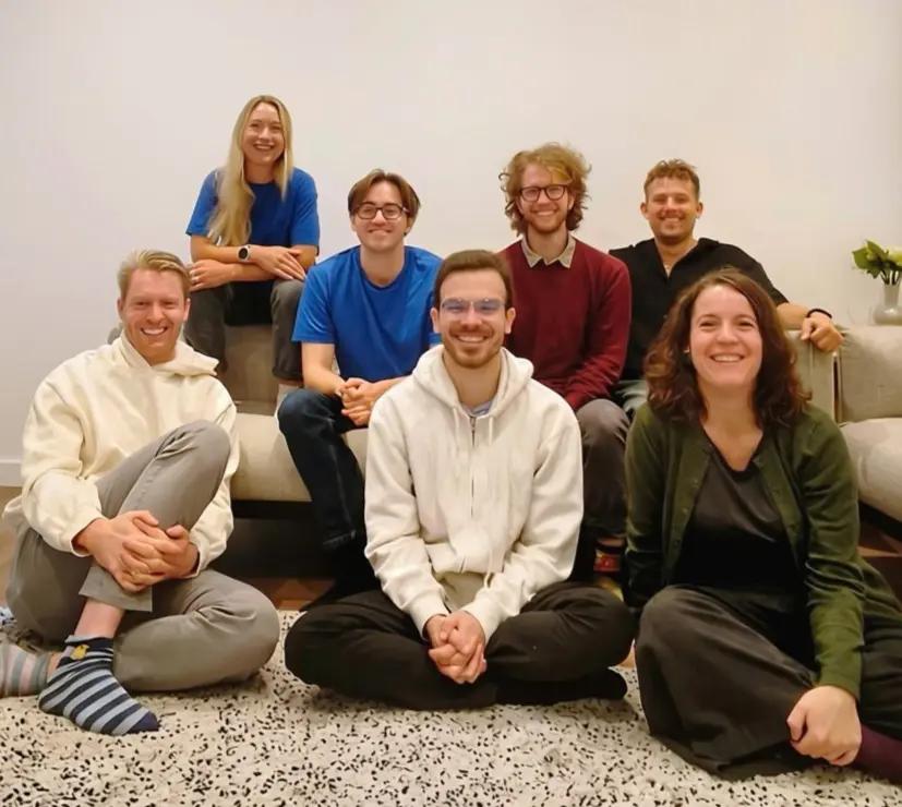 The Happier Lives Institute's team photographed at the retreat in Oxford in October 2026.